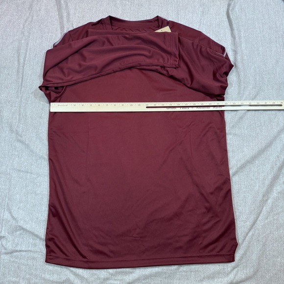 Nike Dri-FIT Shirt Mens Large Coaches Football Running Performance Maroon FJ9570 - Picture 7 of 14
